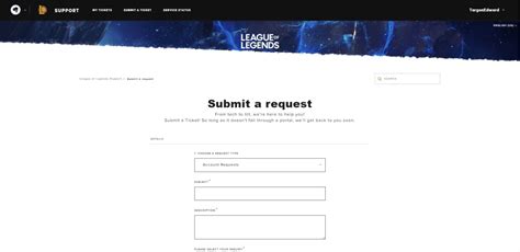 riot suport|Submit a request – League of Legends Support .